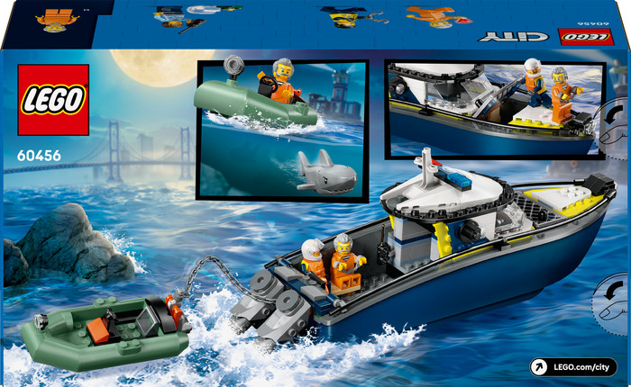 LEGO City Achtervolging met Politieboot 60456 verpakking