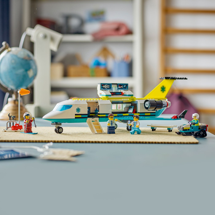 LEGO City - L¿Ambulance de Secours Aérienne 60465 produit à l'usage