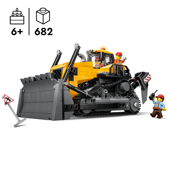 LEGO City Yellow Bulldozer 60466 product in use