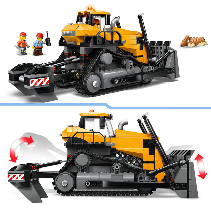 LEGO City Yellow Bulldozer 60466 product in use