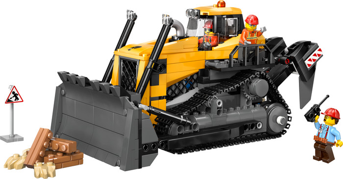 LEGO City Yellow Bulldozer 60466 Main Image
