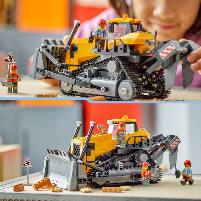 LEGO City Yellow Bulldozer 60466 product in use