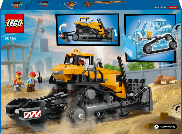 LEGO City Yellow Bulldozer 60466 packaging