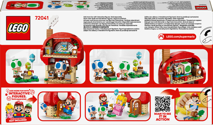 LEGO Super Mario Toads huisfeestje 72041 verpakking