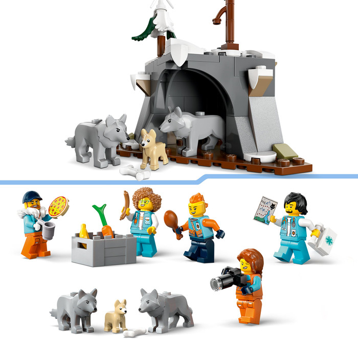 LEGO City Arctic Explorer Science Lab Truck 60471 product in use