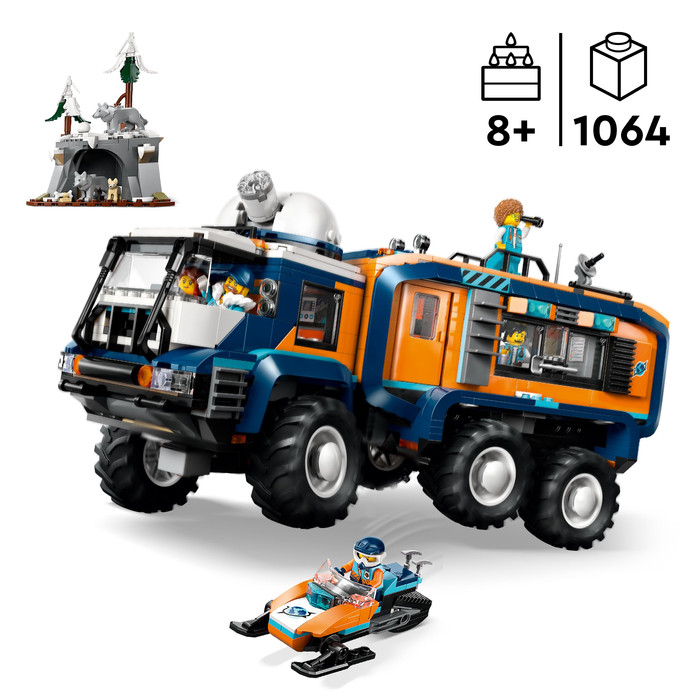 LEGO City Arctic Explorer Science Lab Truck 60471 product in use