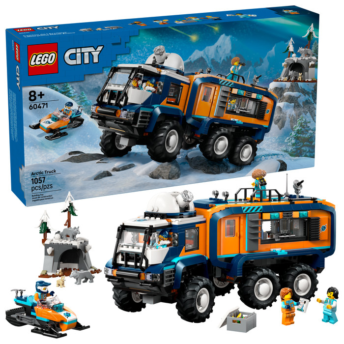 LEGO City Arctic Explorer Science Lab Truck 60471 right side
