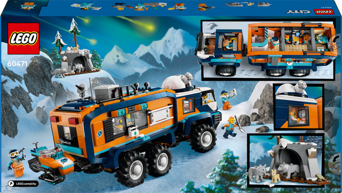 LEGO City Arctic Explorer Science Lab Truck 60471 packaging