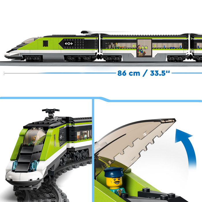 LEGO City - Le Train de Voyageurs Express 60337 produit à l'usage