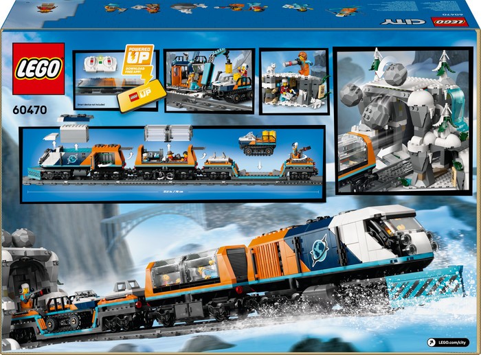 LEGO City Explorers' Arctic Polar Express Train 60470 packaging