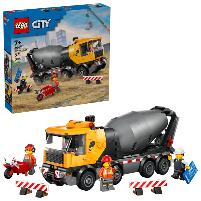 LEGO City Cement Mixer 60478 right side