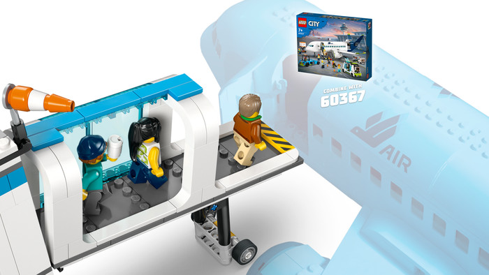 LEGO City Airport with Airplane 60502 product in use