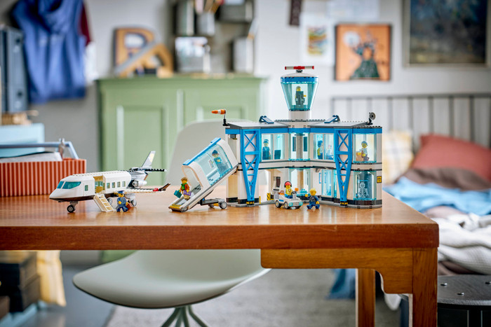 LEGO City Airport with Airplane 60502 product in use