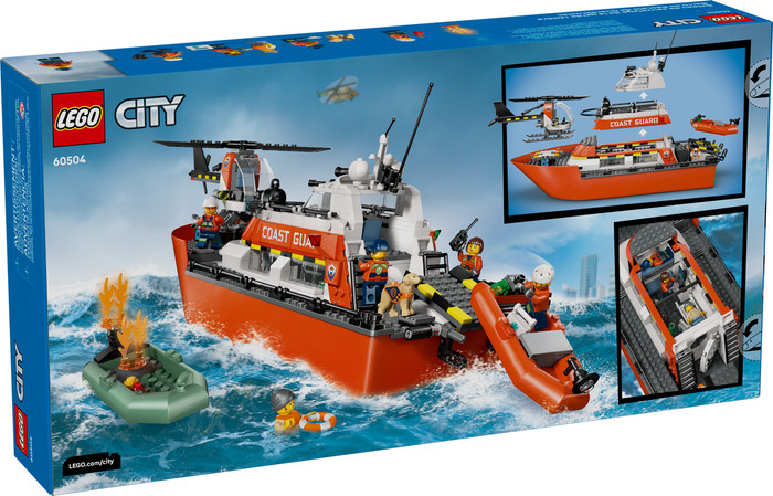 LEGO City Kustwacht Reddingsboot en Helikopter 60504 verpakking
