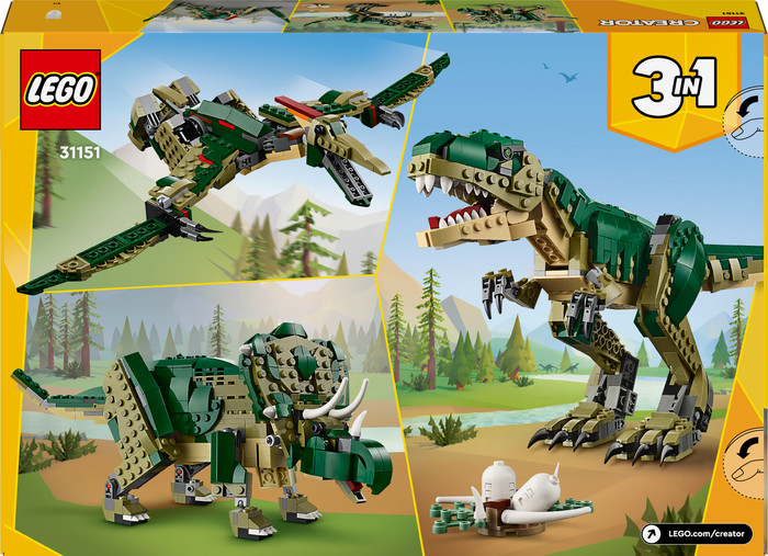 LEGO Creator 3-en-1 - Le T-rex 31151 emballage
