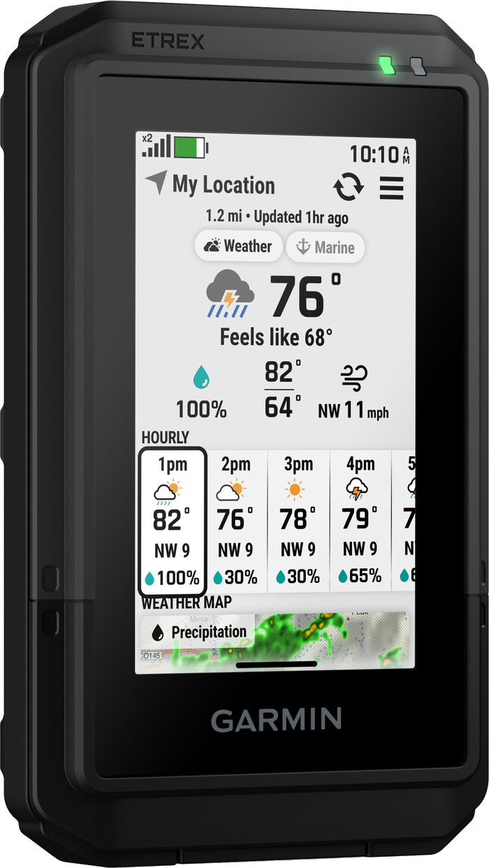 Garmin eTrex Touch linkerkant