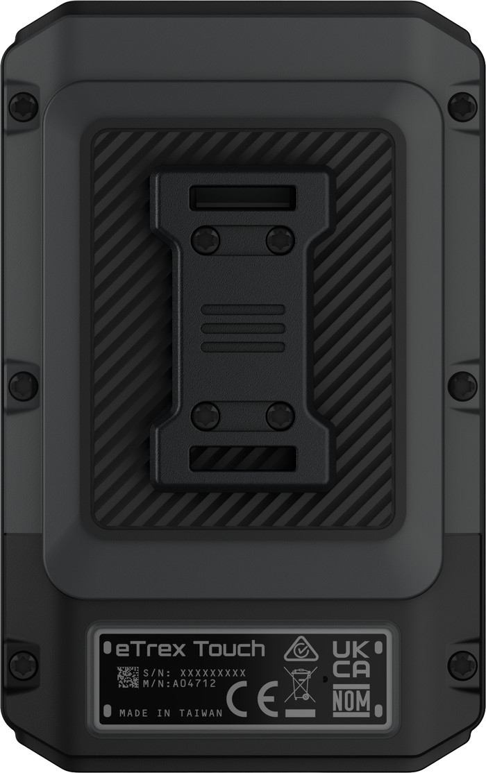 Garmin eTrex Touch achterkant