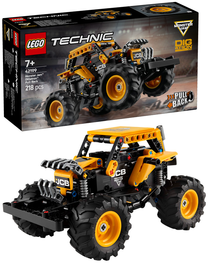 LEGO Technic Monster Jam DIGatron Pull-Back 42199 right side