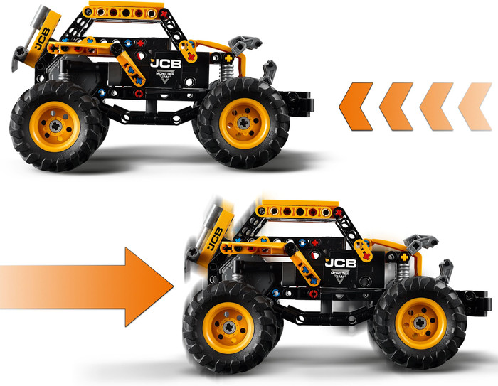 LEGO Technic Monster Jam DIGatron Pull-Back 42199 product in use