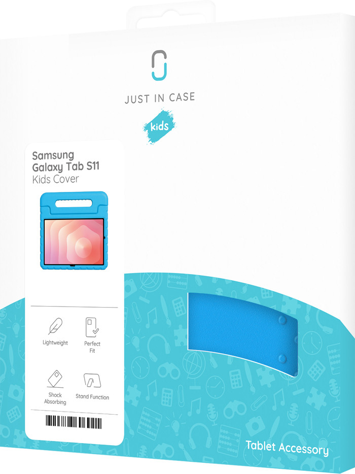 Just in Case Samsung Galaxy Tab S11 Kids Cover Bleu emballage