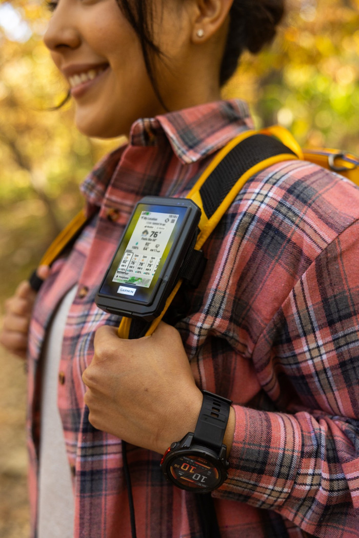 Garmin eTrex Touch product in gebruik