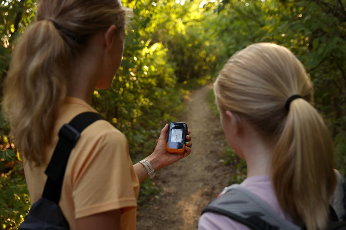 Garmin eTrex SE product in gebruik