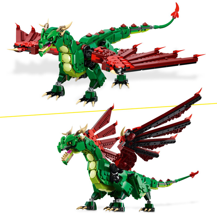 LEGO Creator 3-in-1 Medieval Dragon 31161 product in use