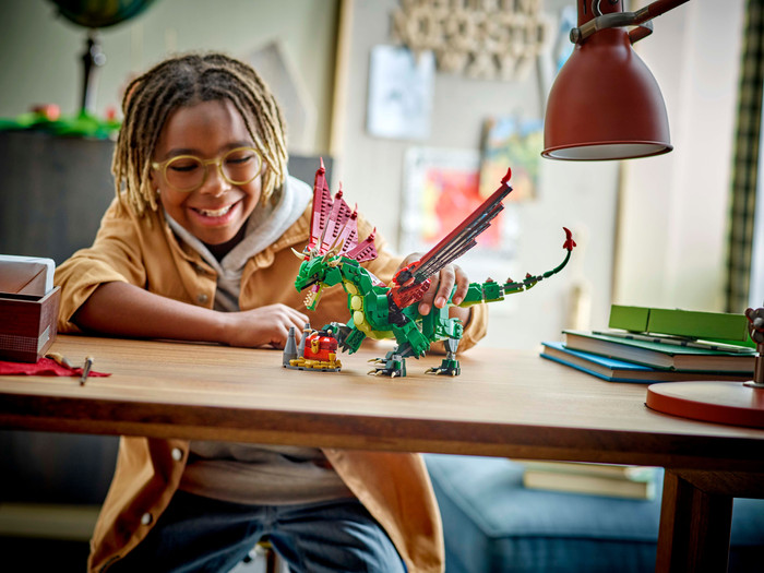 LEGO Creator 3-in-1 Medieval Dragon 31161 product in use