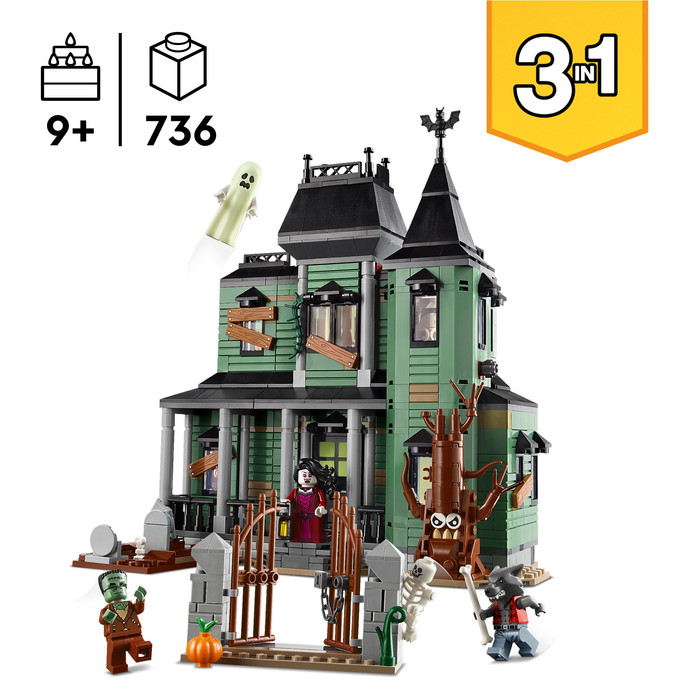 LEGO Creator 3-in-1 Spookhuis 31167 product in gebruik