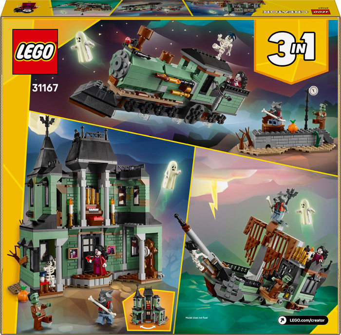 LEGO Creator 3-in-1 Spookhuis 31167 verpakking