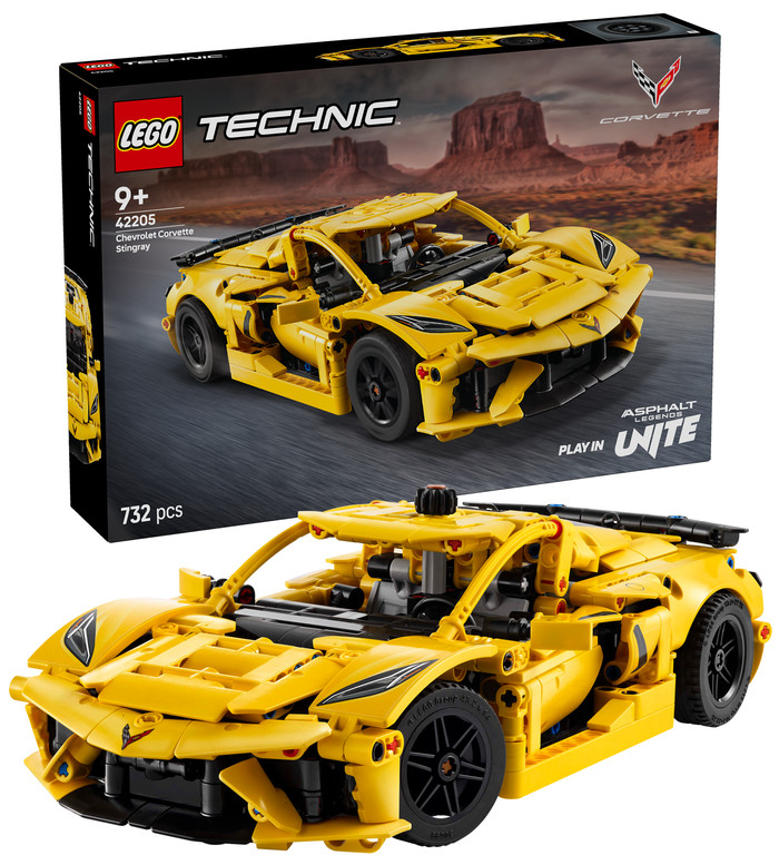 LEGO Technic - Chevrolet Corvette Stingray 42205 côté droit