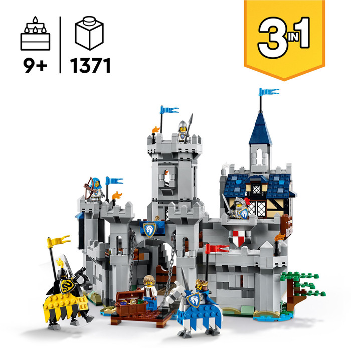 LEGO Creator 3-in-1 Medieval Horse Knight Castle 31168 product in use