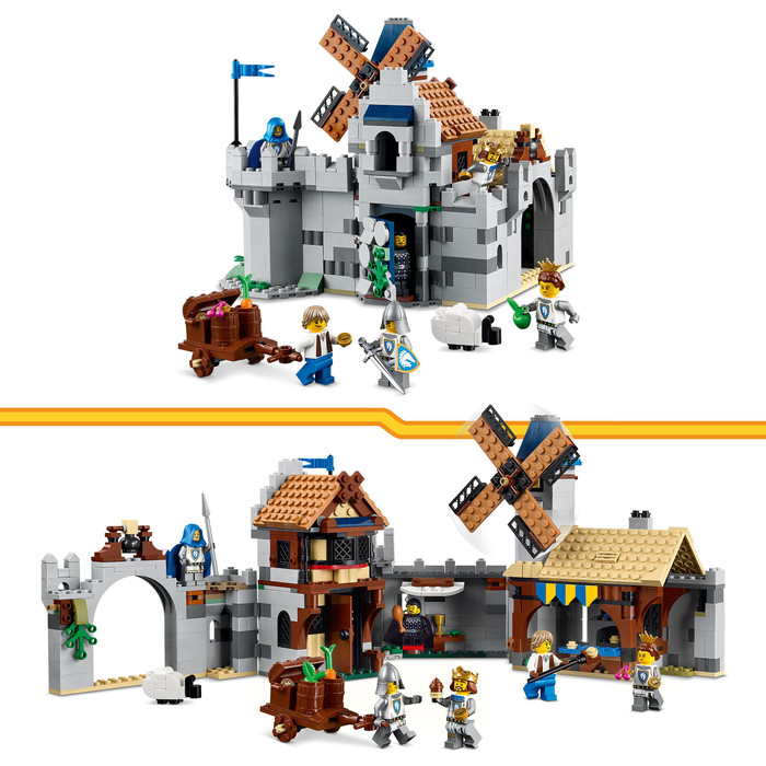 LEGO Creator 3-in-1 Medieval Horse Knight Castle 31168 product in use