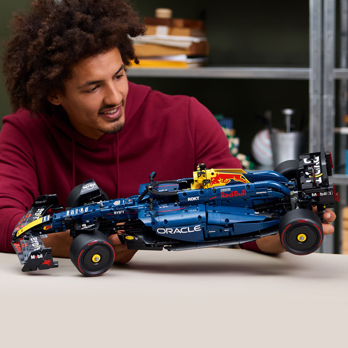 LEGO Technic Oracle Red Bull Racing RB20 F1 Car 42206 product in use