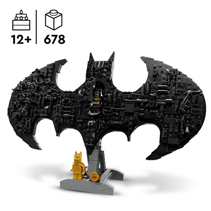 LEGO DC Batman Logo 76330 product in gebruik