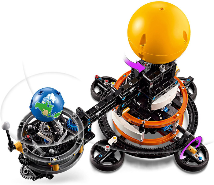 LEGO Technic - La Planète Terre et la Lune en Orbite 42179 produit à l'usage