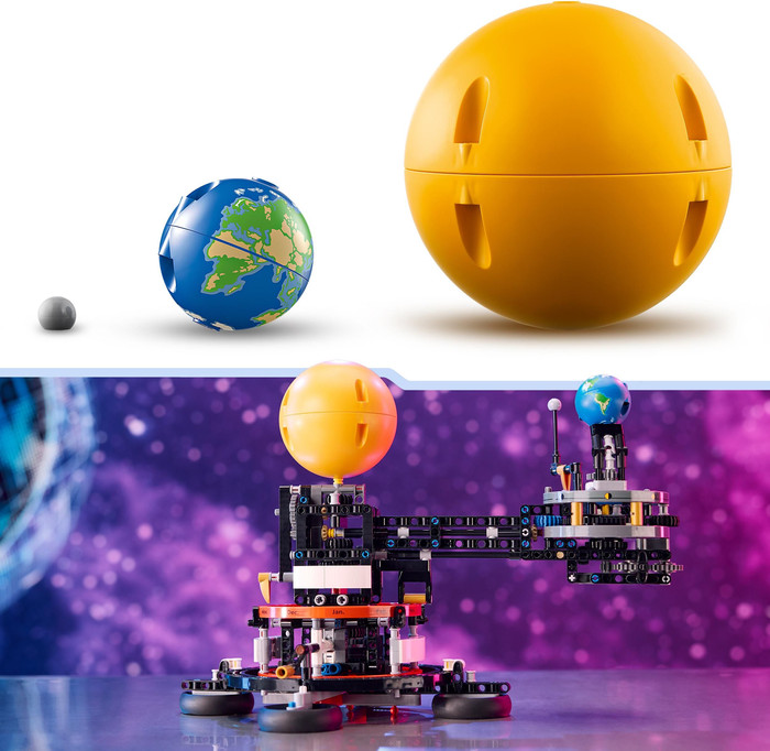 LEGO Technic - La Planète Terre et la Lune en Orbite 42179 produit à l'usage