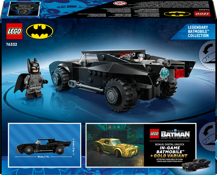 LEGO DC - La Batmobile de The Batman 76332 emballage