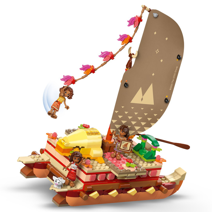 LEGO Disney Princess Vaiana's Adventure Canoe 43270 product in use