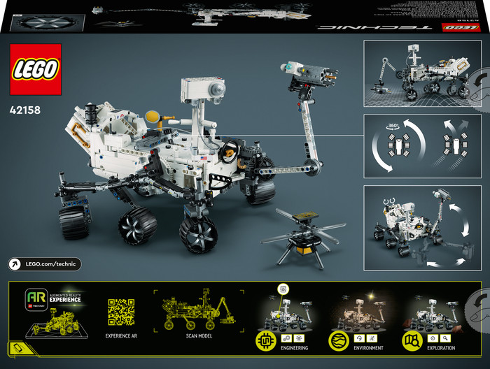 LEGO Technic NASA Mars Rover 42158 packaging