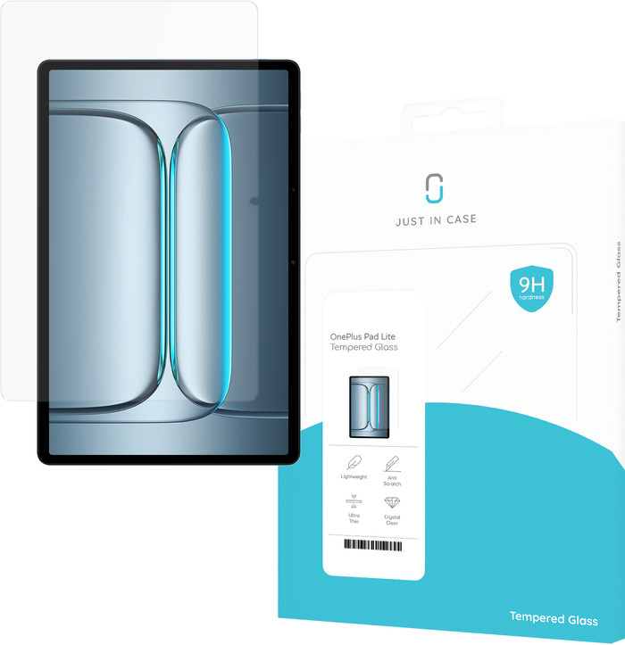 Just in Case OnePlus Pad Lite Screen Protector Glass packaging