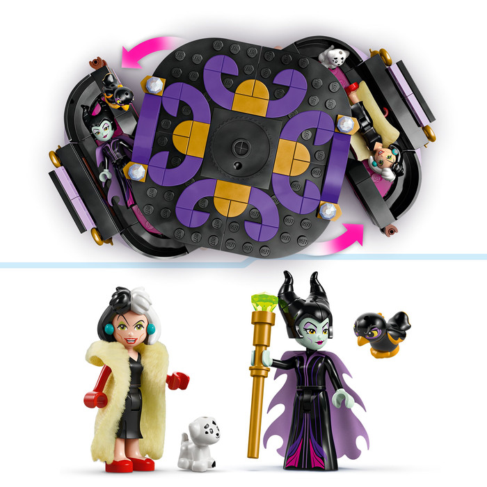 LEGO Disney Maleficent's and Cruella De Vil's Dresses 43262 product in use