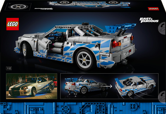 LEGO Technic 2 Fast 2 Furious Nissan Skyline GT-R (R34) Car 42210 packaging