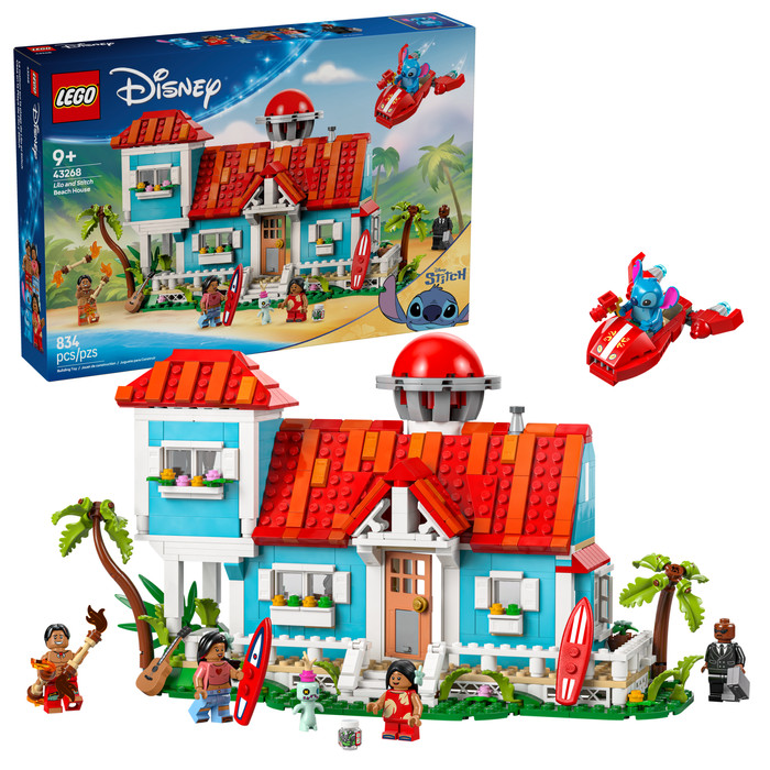 LEGO Disney - La Maison sur la Plage de Lilo et Stitch 43268 côté droit
