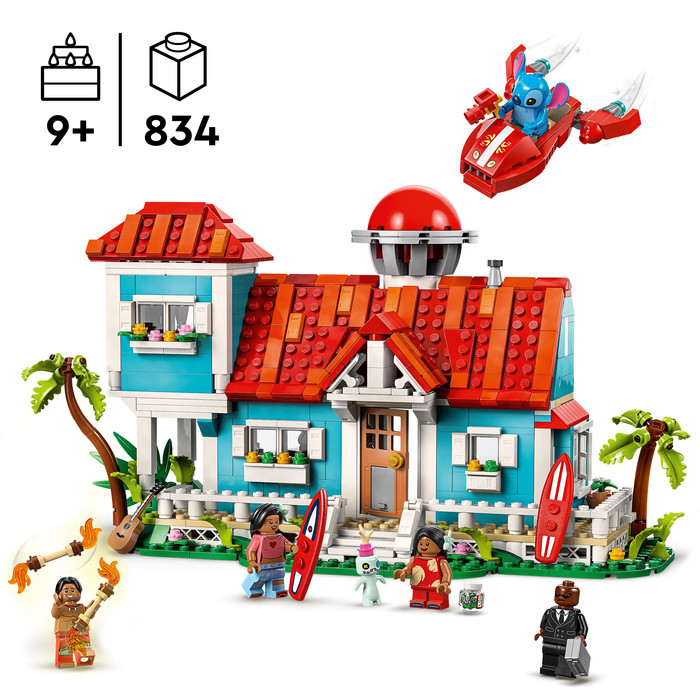 LEGO Disney - La Maison sur la Plage de Lilo et Stitch 43268 produit à l'usage