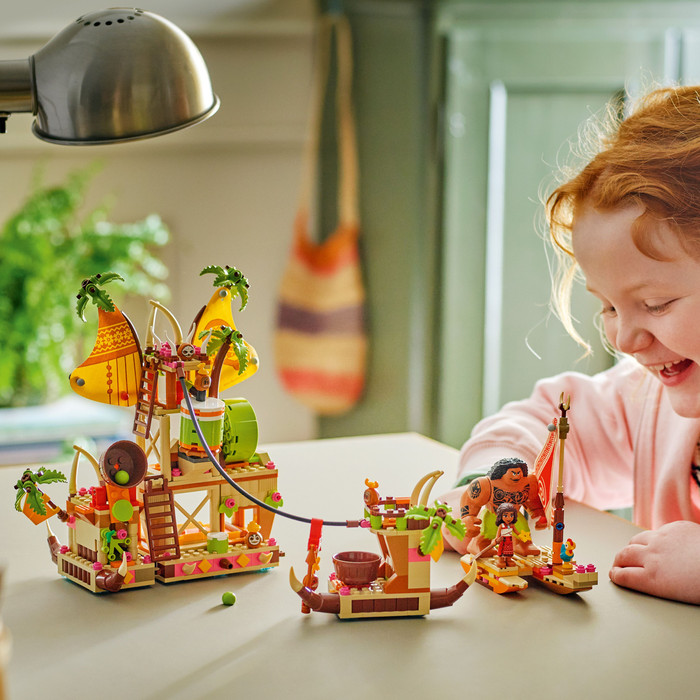 LEGO Disney Vaiana 2 Kakamora Barge 43258 product in use