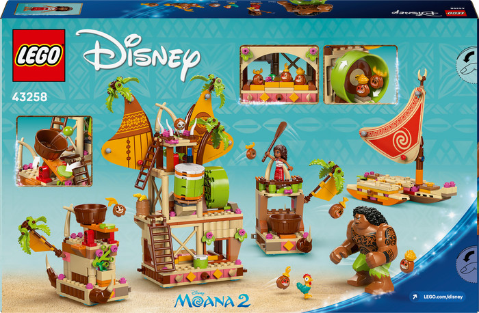 LEGO Disney Vaiana 2 Kakamora Barge 43258 packaging