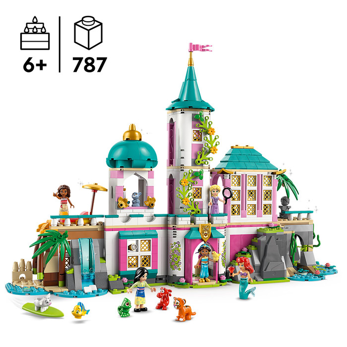 LEGO Disney - Le Château des Princesses et les Animaux Royaux 43267 produit à l'usage