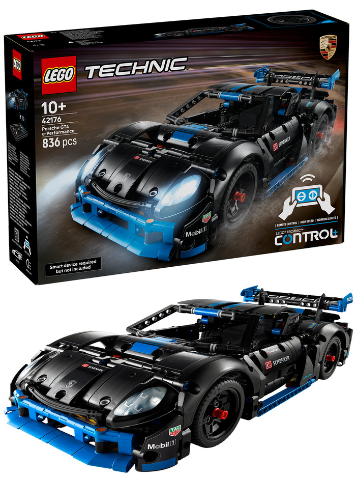 LEGO Technic - Voiture de Course Porsche GT4 e-Performance 42176 côté droit