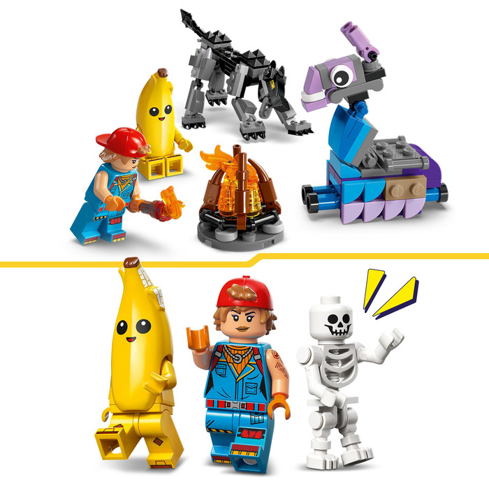 LEGO Fortnite - Le Camp de Banane et Mécano 77075 produit à l'usage